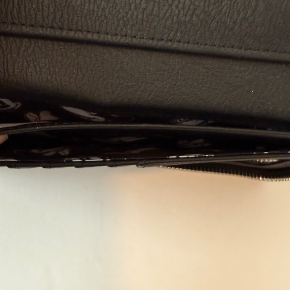 Loungefly Disney Minnie Mouse Polka Dot Denim Wallet - Picture 9 of 11